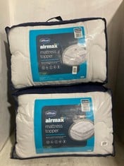 2 X SILENTNIGHT AIIRMAX MATTRESS TOPPERS DOUBLE SIZE