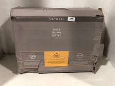 JOHN LEWIS NATURAL DUCK DOWN DUVET SINGLE 13.5TOG