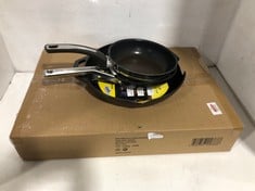 4 X ASSORTED PANS TO INCLUDE NINJA ZEROSTICK 20CM FRYING PAN