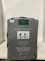 JOHN LEWIS NATURAL COLLECTION HUNGARIAN GOOSE DOWN DUVET KINGSIZE 13.5TOG RRP- £350