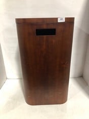 JOHN LEWIS MID CENTURY LAUNDRY BIN DARK WOOD