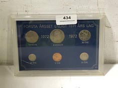 A 1972 SWEDISH COINAGE SET