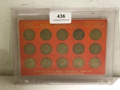 A 1953-1967 BRITISH THREEPENCE COIN SET