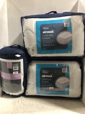 3 X ASSORTED SILENTNIGHT BEDDING TO INCLUDE HOTEL COLLECTION DOUBLE DUVET 10.5TOG