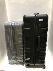 2 X TRAVEL CASES TO INCLUDE LARGE TRAVEL CASE IN BLACK