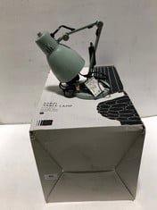 SMALL DESK LAMP IN GREEN TO INCLUDE JOHN LEWIS SABZI TABLE LAMP