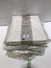 3 X ASSORTED BEDDING ITEMS TO INCLUDE LUXURY EGYPTIAN COTTON DUVET COVER IN CREAM