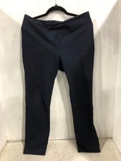 RALPH LAUREN SIDE ZIP TROUSERS IN NAVY BLUE SIZE 8