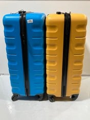 2X JOHN LEWIS TRAVEL CASES TO INCLUDE MEDIUM TRAVEL CASE IN BLUE