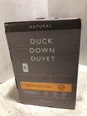 JOHN LEWIS NAURAL DUCK DOWN DUVET