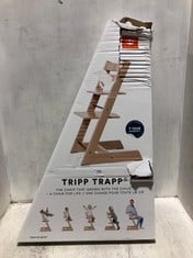 TRIPP TRAPP CHILDS HIGH CHAIR IN STORM GREY: RRP £219