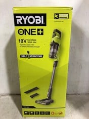 RYOBI ONE+ 18V CORDLESS STICK VAC: RRP £199.99