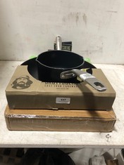 3 X ASSORTED ITEMS TO INCLUDE GREENPAN 6" SAUCE PAN