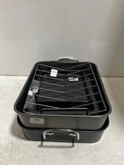 5 X ASSORTED JOHN LEWIS ITEMS TO INCLUDE LARGE OVEN TRAY IN BLACK