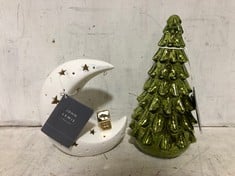 QTY OF ASSORTED JOHN LEWIS ITEMS TO INCLUDE JOHN LEWIS GREEN TREE ORNAMENT