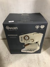 SWAN ESPRESSO COFFEE MACHINE: RRP £120