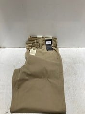 LEVI'S XX CHINO STANDARD TAPER BEIGE TROUSERS - SIZE 38 X 32