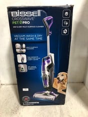 BISSELL CROSSWAVE PET PRO WET AND DRY MULTI SERVICE CLEANER: RRP £299