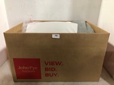 BOX OF ASSORTED BEDDING TO INCLUDE JOHN LEWIS ANYDAY KING COTTON FITTED SHEET