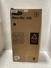 CURVER 40L DECO BIN TO INCLUDE BRABANTIA NEWLCON 30L PEDAL BIN