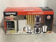 GEEPAS 5 IN 1 MIXER GRINDER - MODEL NO. GSB547N