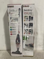 2 X BELDRAY STICK VAC TWO IN ONE