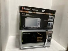 RUSSELL HOBBS COMPACT SILVER MANUAL MICROWAVE RHMM701S