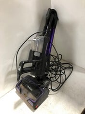 SHARK BLACK AND PURPLE VACUUM CLEANER