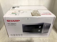 SHARP YC-MSO1 MICROWAVE OVEM IN SILVER COLOUR