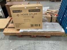 PALLET OF ASSORTED ITEMS TO INCLUDE HOME STUFF CHESTERFIELD SOFA