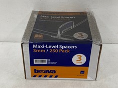 PALLET OF BEAVA PRODUCTS TO INCLUDE MAXI LEVEL SPACERS 3MM 250 PACK