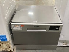 COMFEE SMALL GREY DISHWASHER - MODEL NO. KWHTD602E RRP £ 220