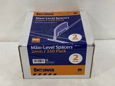 PALLET OF BEAVA PRODUCTS TO INCLUDE MAXI LEVEL SPACERS 3MM 250 PACK