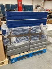 PALLET OF ASSORTED FURNITURE TO INCLUDE GREY OUTDOOR CUSHIONS