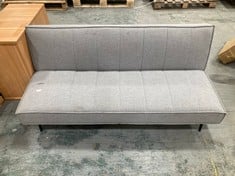 SINGLE GREY SOFA BED