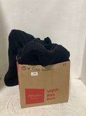 15 X ASSORTED MEDIUM ADULT CLOTHING ITEMS TO INCLUDE GET COZY TEDDY JACKET BLACK - SIZE M (RRP £140)