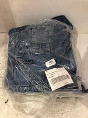 REINA CARGO BLUE DENIM SHORTS- SIZE L TO INCLUDE DION WASHED BLUE JEANS- SIZE UK14- TOTAL RRP £295