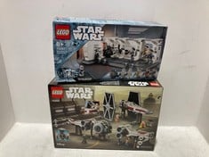 LEGA STAR WARS TIE FIGHTER & X-WING MASH UP TO INCLUDE LEGO STAR WARS BOARDING THE TANTIVE IV