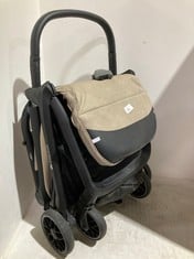 KINDERKRAFT FOLDOUT STROLLER TRIG 3 BEIGE / GREY - RRP £139