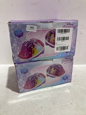 2 X DISNEY PRINCESS HELMETS