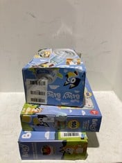 3 X ASSORTED KIDS TOYS TO INCLUDE BLUEY MY WOODEN CREATION STATION