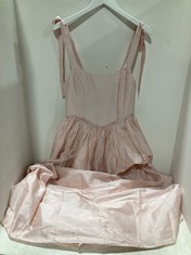 LOUISE NEW YORK RIBBON MAXI BALL GOWN BABY PINK - SIZE XL - RRP £386