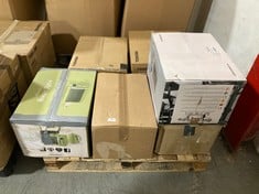 PALLET OF ASSORTED MICROWAVES TO INCLUDE SWAN 20L RETRO STYLE MICROWAVE OVEN (ZONE 2) (KERBSIDE PALLET DELIVERY)