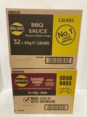 PALLET OF ASSORTED FOOD TO INCLUDE WALKERS BBQ SAUCE FLAVOUR CRISP 32 X 45G - BBE: 10/2024 (ZONE 2) (KERBSIDE PALLET DELIVERY)