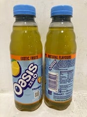 PALLET OF APPROX 45 OASIS ZERO CITRUS FRUITS FLAVOURED JUICE 12 X 500ML - BBE: 11/2024 (ZONE 2) (COLLECTION ONLY) (KERBSIDE PALLET DELIVERY)