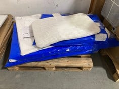 PALLET OF ASSORTED COT MATTRESSES TO INCLUDE MOTHER NUTURE 70 X 140CM FOAM COT MATTRESS (ZONE 2) (KERBSIDE PALLET DELIVERY)