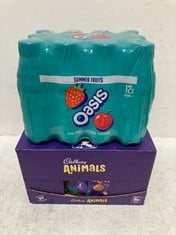 PALLET OF ASSORTED FOOD TO INCLUDE CADBURY ANIMALS MINI BISCUITS WITH CHOCOLATE COVERING 8 X (5 X 19.9G) - BBE: 05/2024 (ZONE 2) (COLLECTION ONLY)