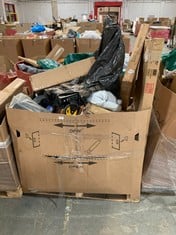 PALLET OF ASSORTED ITEMS TO INCLUDE DURAMAX NEWPORT CHAISE LOUNGER (ZONE 3) (KERBSIDE PALLET DELIVERY)