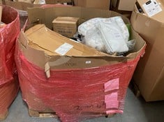 PALLET OF ASSORTED ITEMS TO INCLUDE SALTER EGG COOKER TO INCLUDE LARGE STAND FOR ER POST BOXES (ZONE 3) (KERBSIDE PALLET DELIVERY)