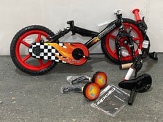 APOLLO OUTRIDER 14" KIDS BIKE IN BLACK/RED/ORNAGE - ITEM NO. 194030 - RRP £75